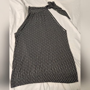 MICHAEL KORS sleeveless top. Black/white. Size‎ large